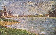 Georges Seurat Die beiden Ufer Germany oil painting artist